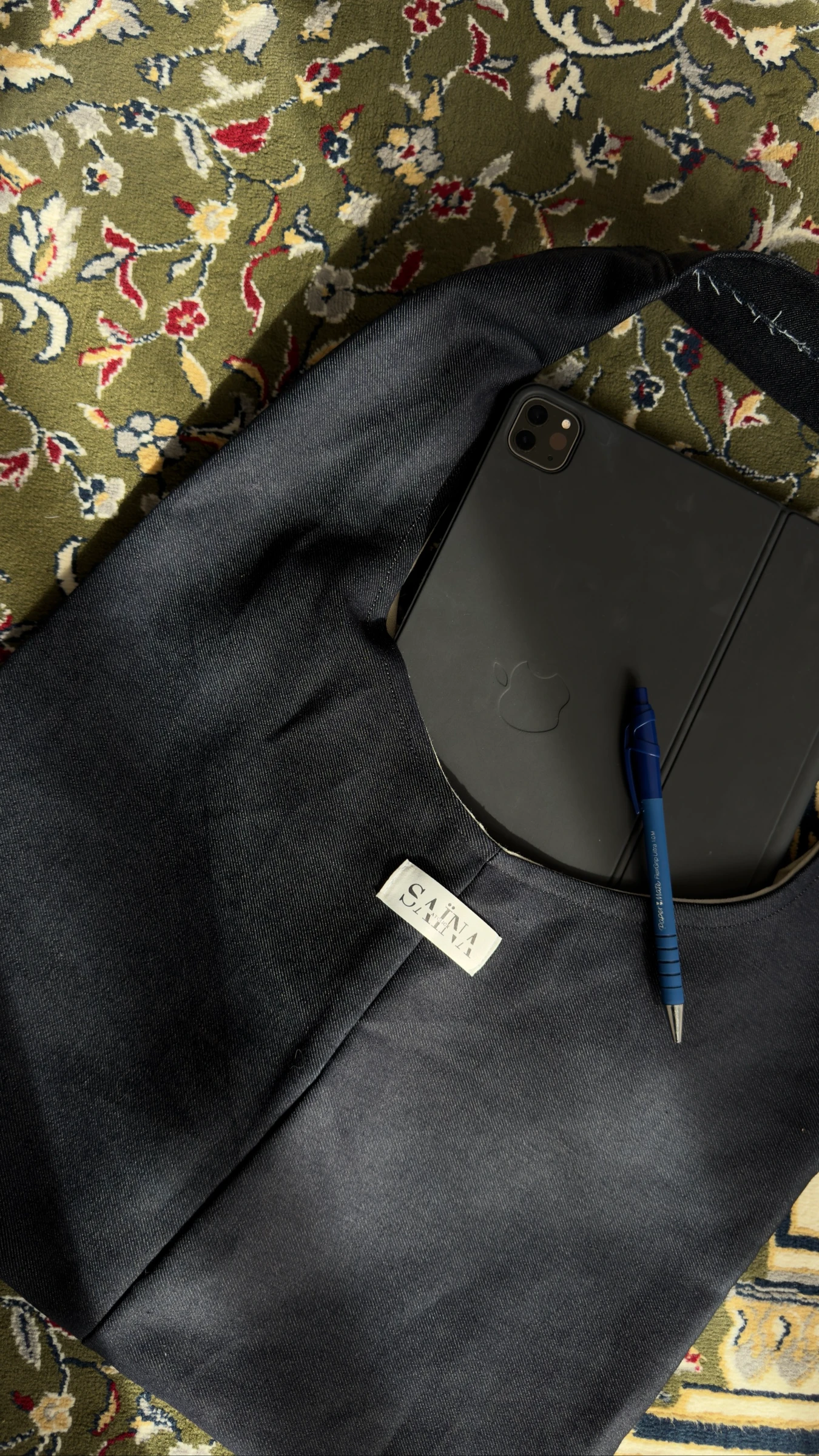 Bolsa de jeans - feita à mão - nova – photo 2